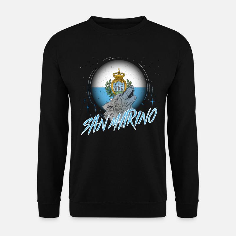 San Marino - Unisex Sweatshirt - black