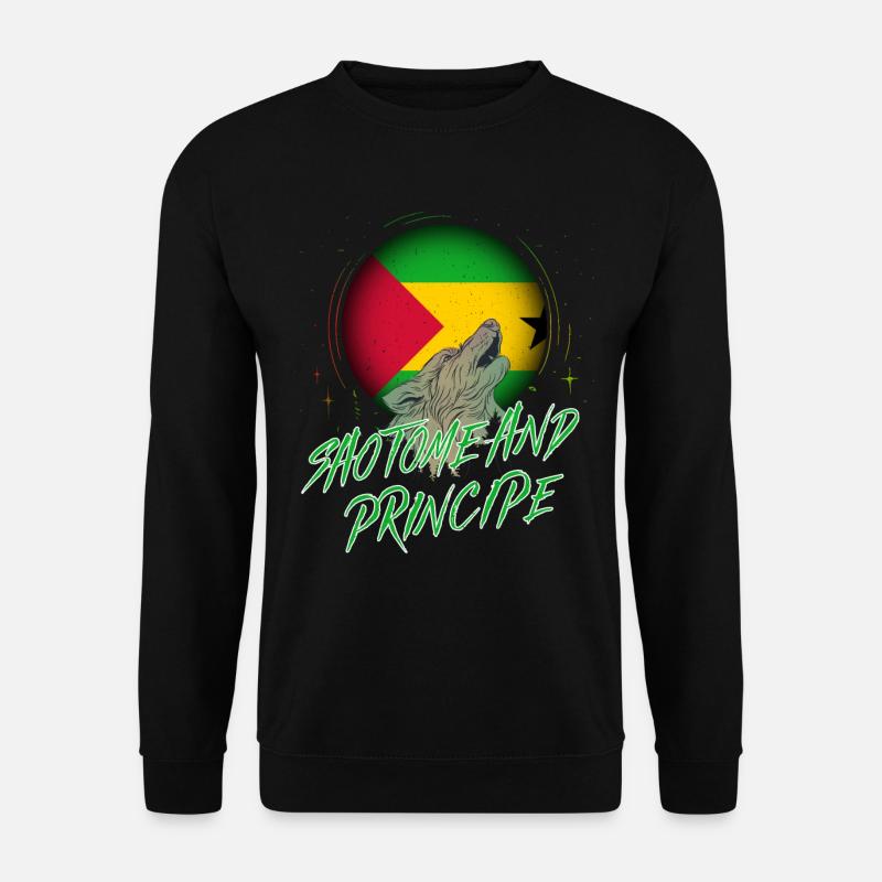 São Tomé und Príncipe - Unisex Pullover - Schwarz