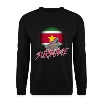 Suriname - Sweat-shirt Unisexe - noir - Devant - Alina (178cm) & Michal (187cm)