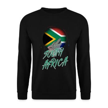 South Africa - Unisex Sweatshirt - black - Front - Alina (178cm) & Michal (187cm)