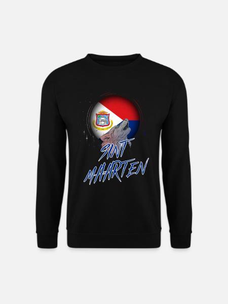 Sint Maarten - Unisex Pullover - Schwarz
