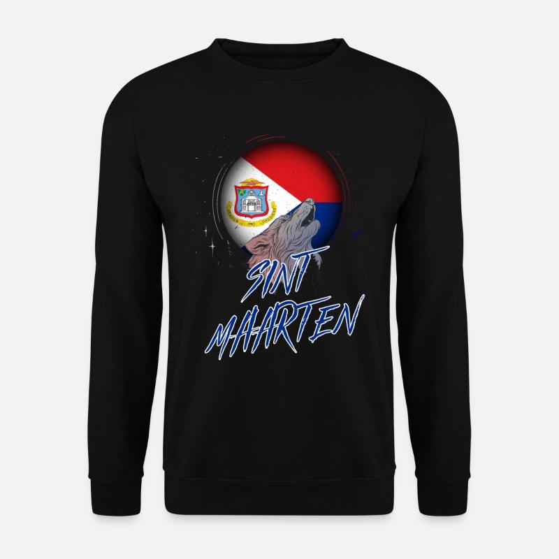 Sint Maarten - Sweat-shirt Unisexe - noir