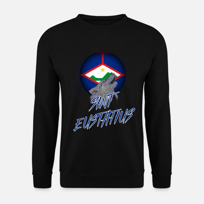 Sint Eustatius - Unisex Pullover - Schwarz