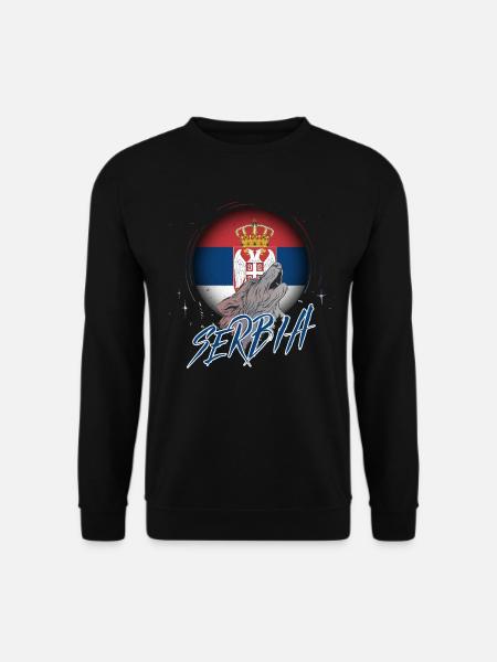 Serbie - Sweat-shirt Unisexe - noir