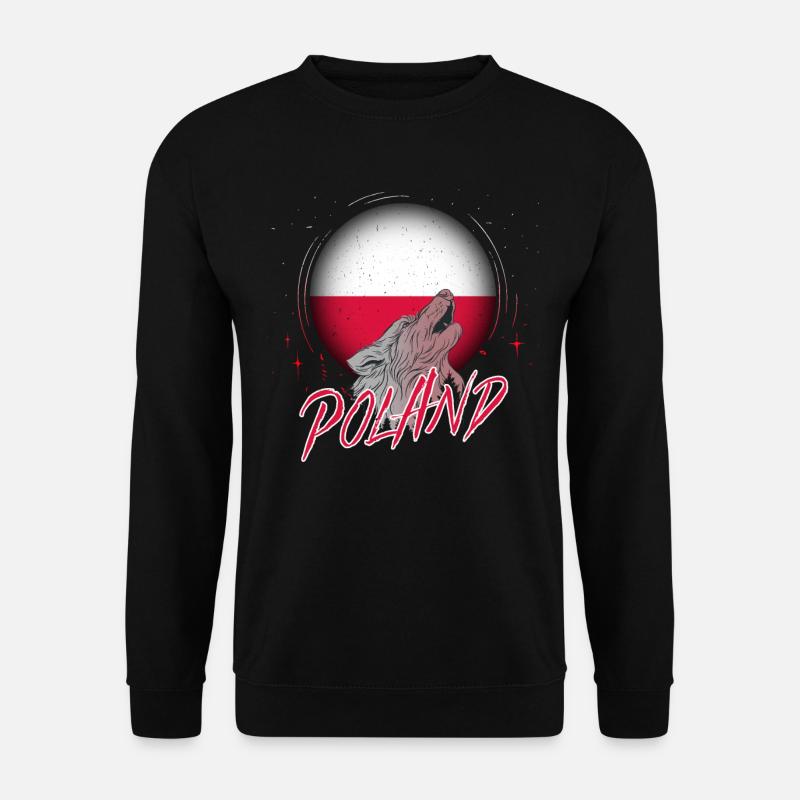 Polen - Unisex Pullover - Schwarz