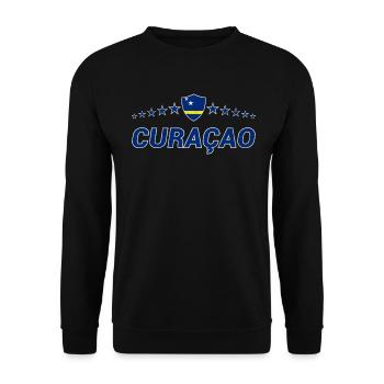 Curaçao - Unisex Pullover - Schwarz - Vorne - Alina (178cm) & Michal (187cm)