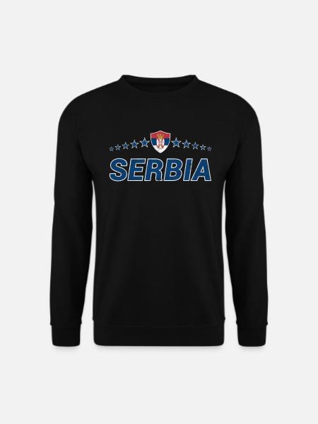 Serbie - Sweat-shirt Unisexe - noir