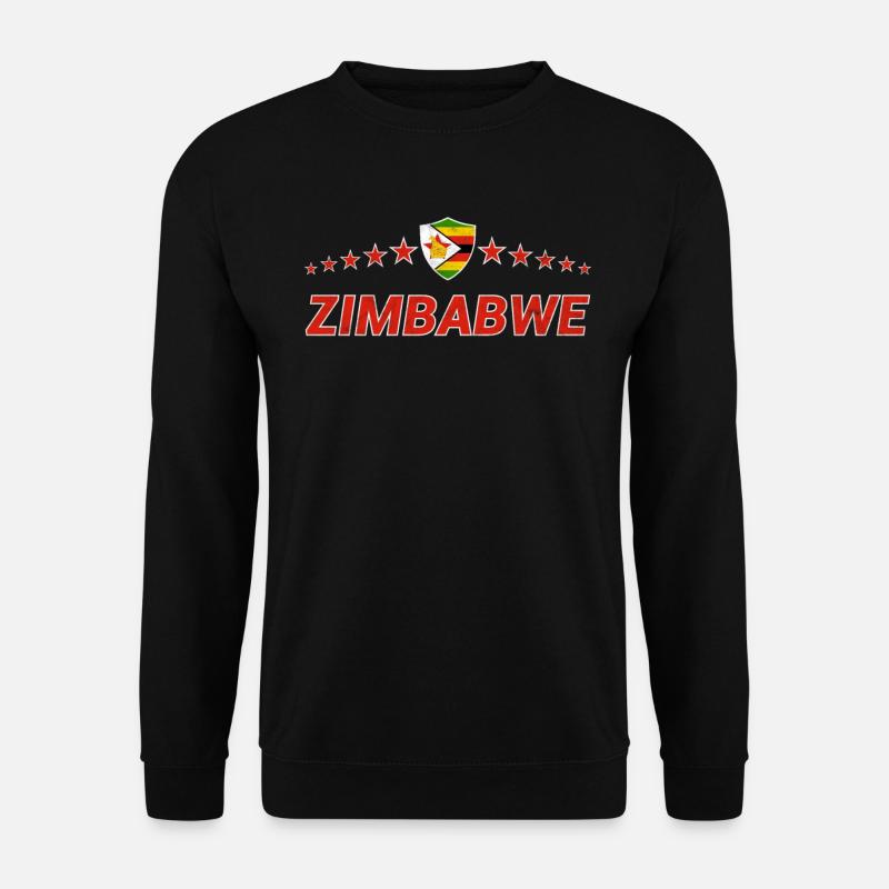 Simbabwe - Unisex Pullover - Schwarz