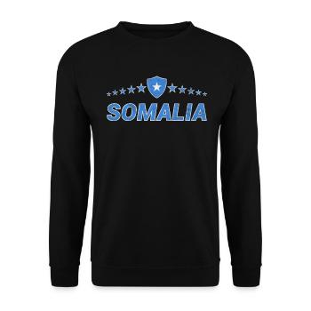 Somalia - Unisex Pullover - Schwarz - Vorne - Alina (178cm) & Michal (187cm)