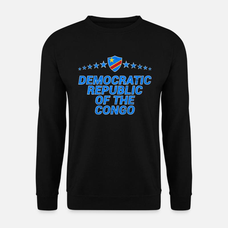 République démocratique du Congo - Sweat-shirt Unisexe - noir