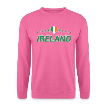 Irlande - Sweat-shirt Unisexe - rose - Devant