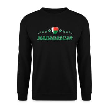 Madagaskar - Unisex Pullover - Schwarz - Vorne - Alina (178cm) & Michal (187cm)