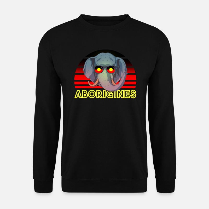 Aborigènes - Sweat-shirt Unisexe - noir