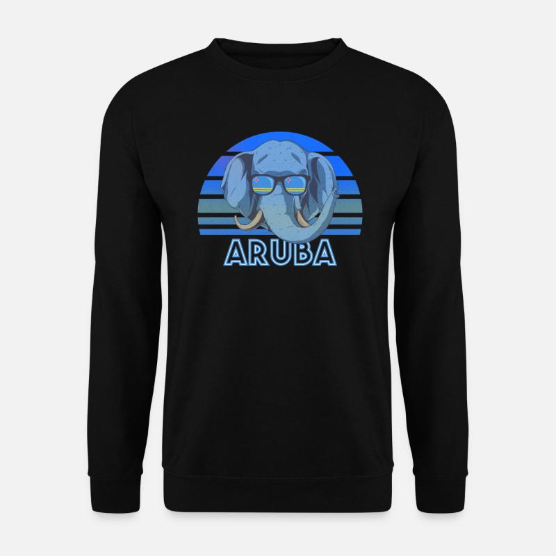 Aruba - Unisex Pullover - Schwarz