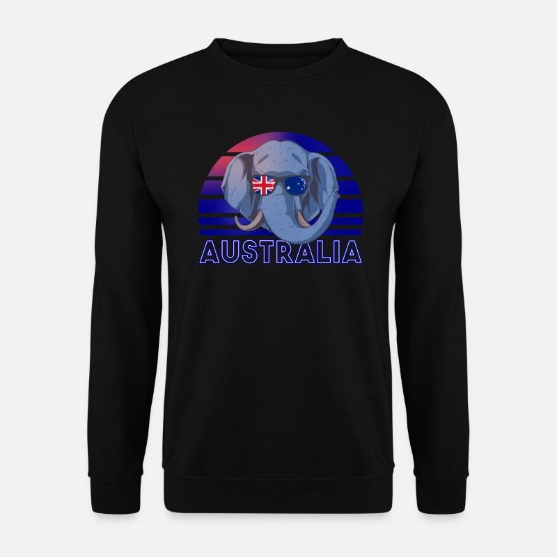 Australien - Unisex Pullover - Schwarz
