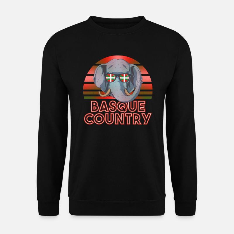 Baskenland - Unisex Pullover - Schwarz