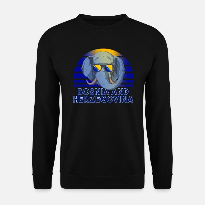Bosnien und Herzegowina - Unisex Pullover - Schwarz