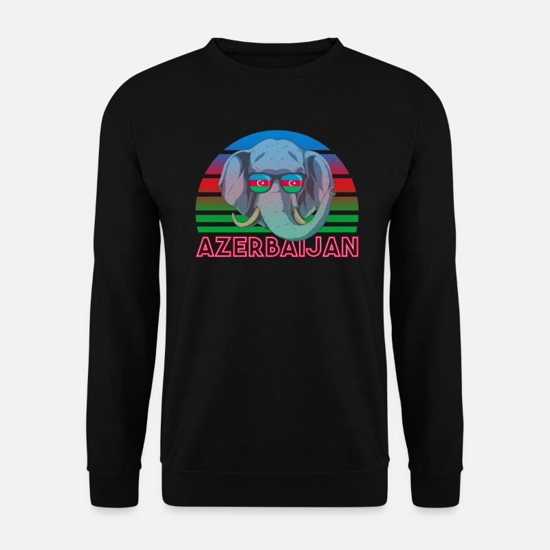 Aserbaidschan - Unisex Pullover - Schwarz
