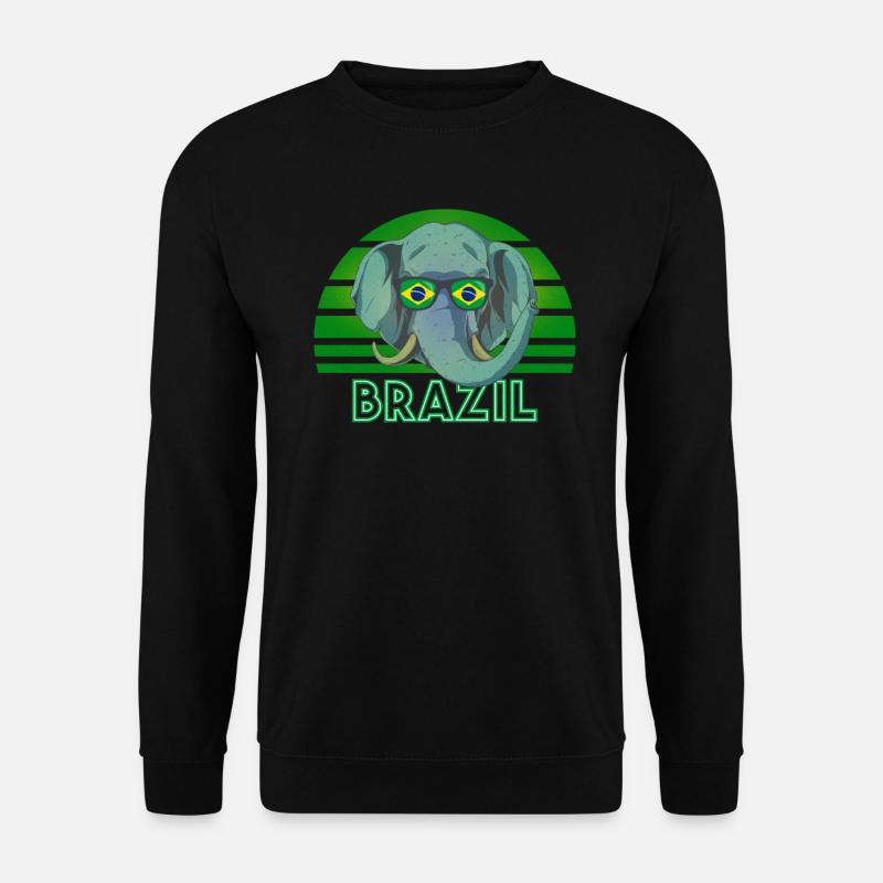 Brasilien - Unisex Pullover - Schwarz