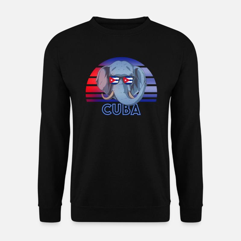 Kuba - Unisex Pullover - Schwarz