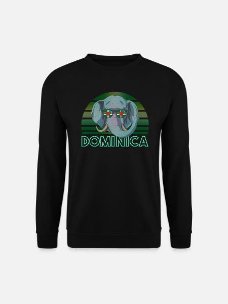 Dominica - Unisex Sweatshirt - black