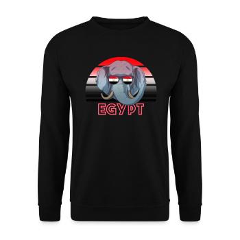 Ägypten - Unisex Pullover - Schwarz - Vorne - Alina (178cm) & Michal (187cm)