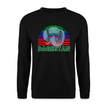 Daghestan - Sweat-shirt Unisexe - noir - Devant - Alina (178cm) & Michal (187cm)