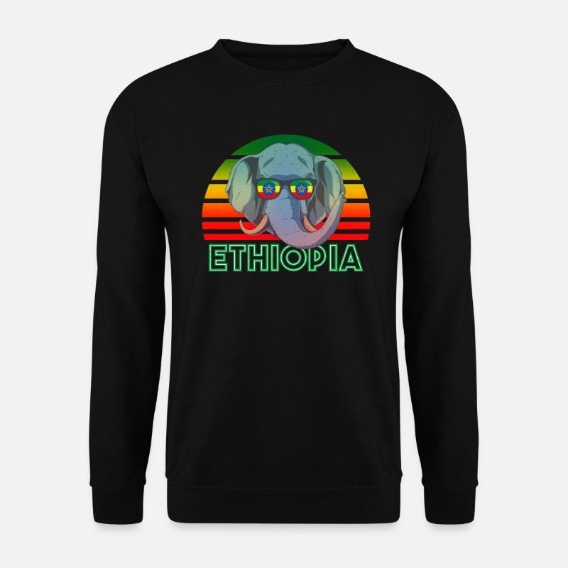 Ethiopia - Unisex Sweatshirt - black