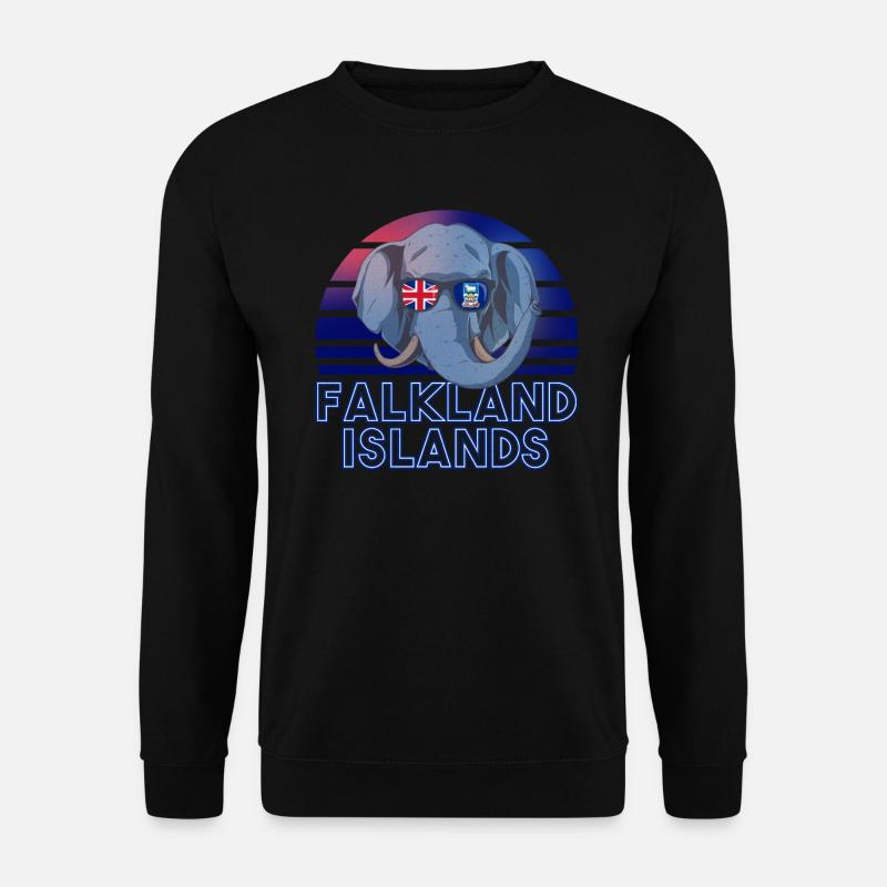 Falklandinseln - Unisex Pullover - Schwarz