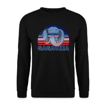 Gagauzia - Unisex Sweatshirt - black - Front - Alina (178cm) & Michal (187cm)