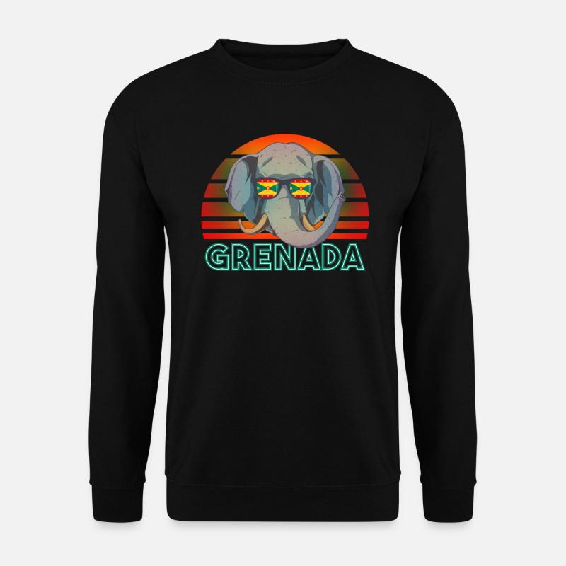 Grenada - Unisex Pullover - Schwarz