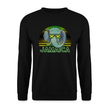 Jamaika - Unisex Pullover - Schwarz - Vorne - Alina (178cm) & Michal (187cm)