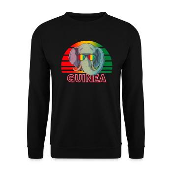 Guinée - Sweat-shirt Unisexe - noir - Devant - Alina (178cm) & Michal (187cm)