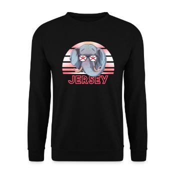 Jersey - Unisex Sweatshirt - black - Front - Alina (178cm) & Michal (187cm)