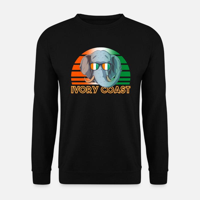 Ivory Coast - Unisex Sweatshirt - black