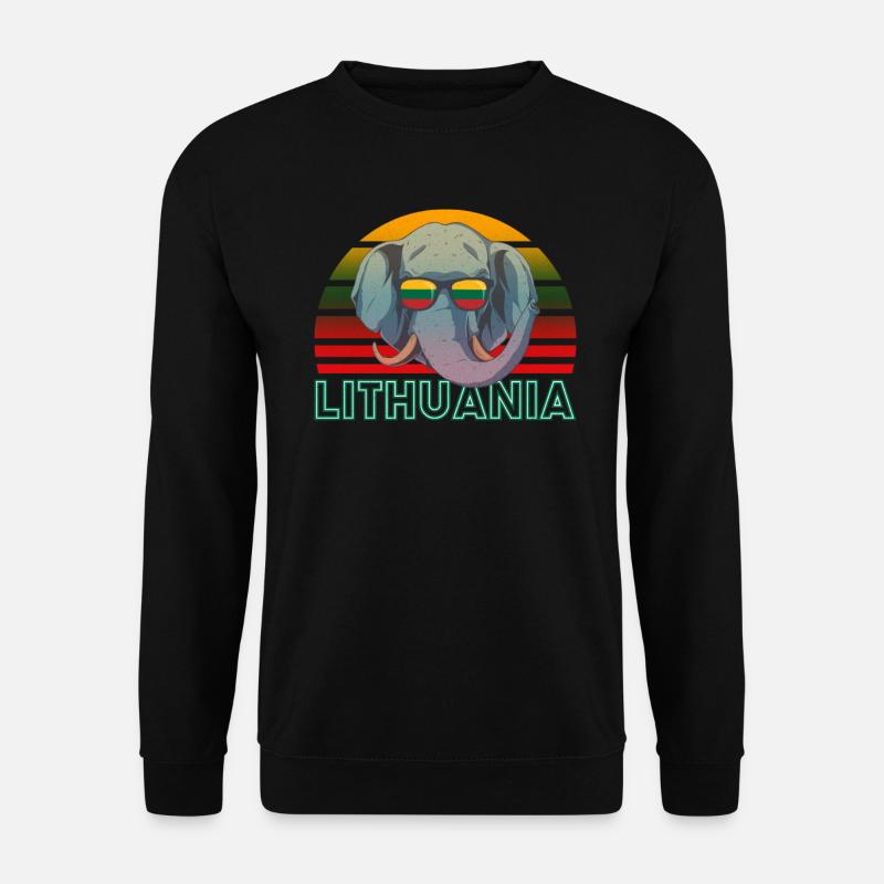Litauen - Unisex Pullover - Schwarz