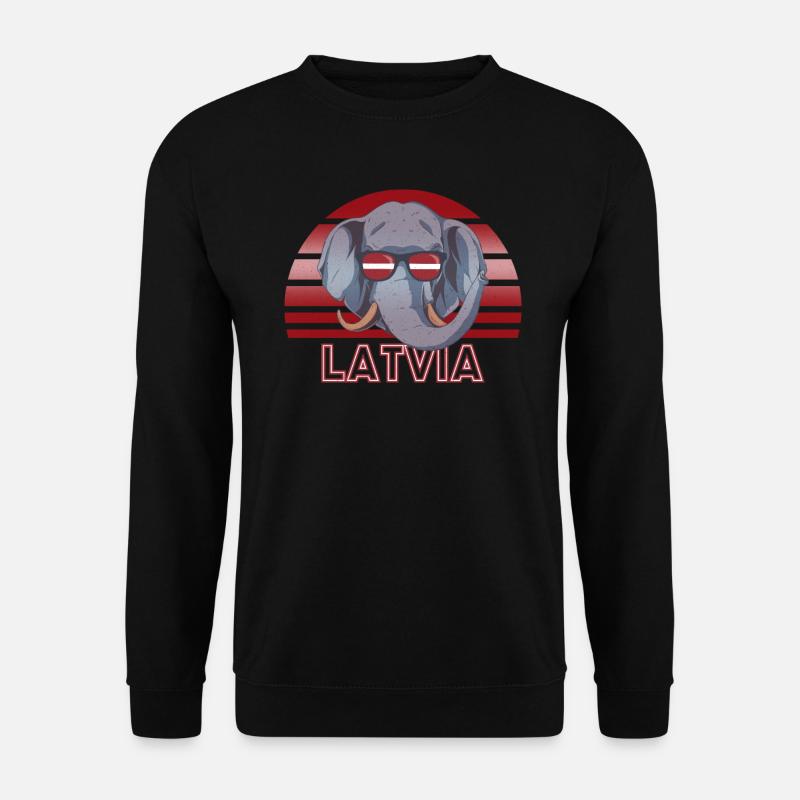 Latvia - Unisex Sweatshirt - black