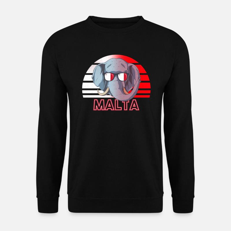 Malte - Sweat-shirt Unisexe - noir