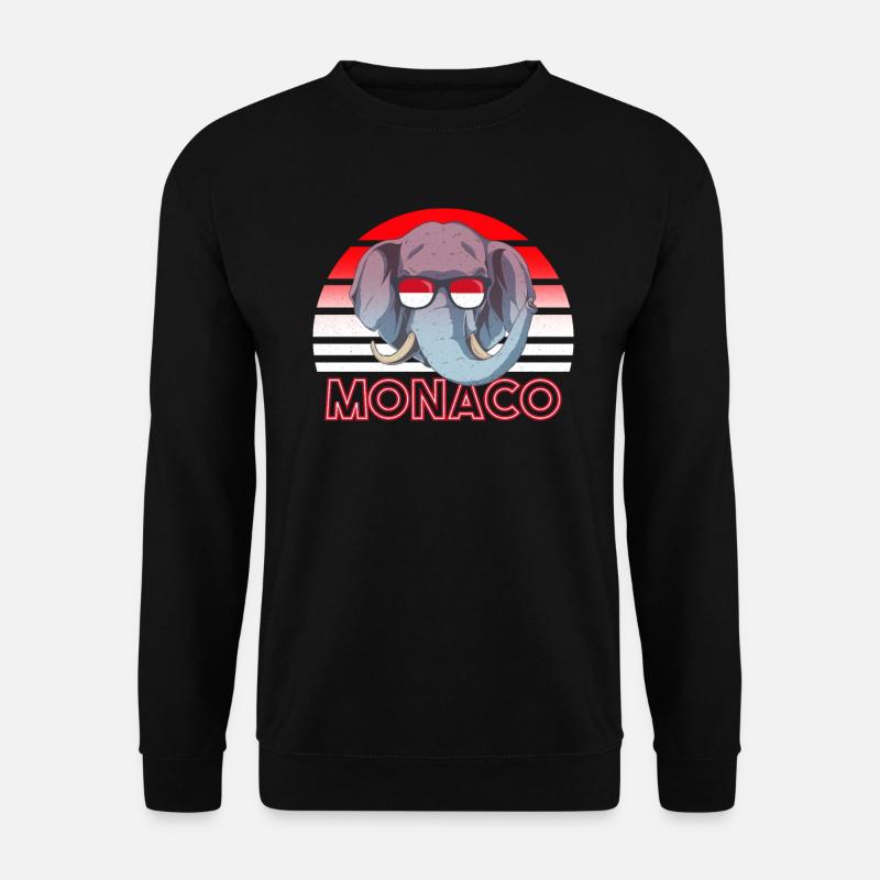 Monaco - Unisex Sweatshirt - black