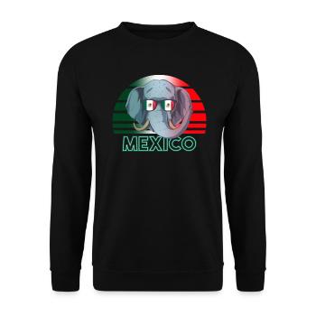 Mexiko - Unisex Pullover - Schwarz - Vorne - Alina (178cm) & Michal (187cm)
