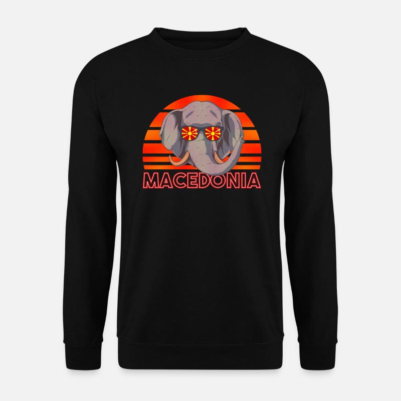 Macédoine - Sweat-shirt Unisexe - noir