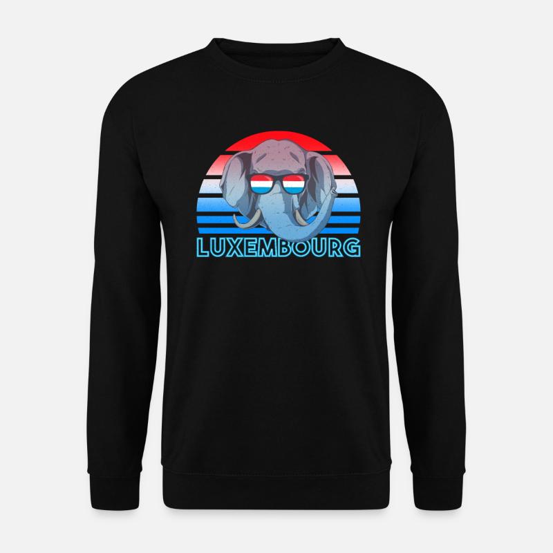 Luxembourg - Unisex Sweatshirt - black