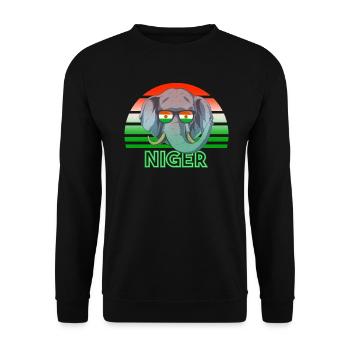 Nouvelle-Zélande - Sweat-shirt Unisexe - noir - Devant - Alina (178cm) & Michal (187cm)