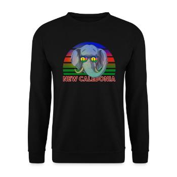 Neukaledonien - Unisex Pullover - Schwarz - Vorne - Alina (178cm) & Michal (187cm)