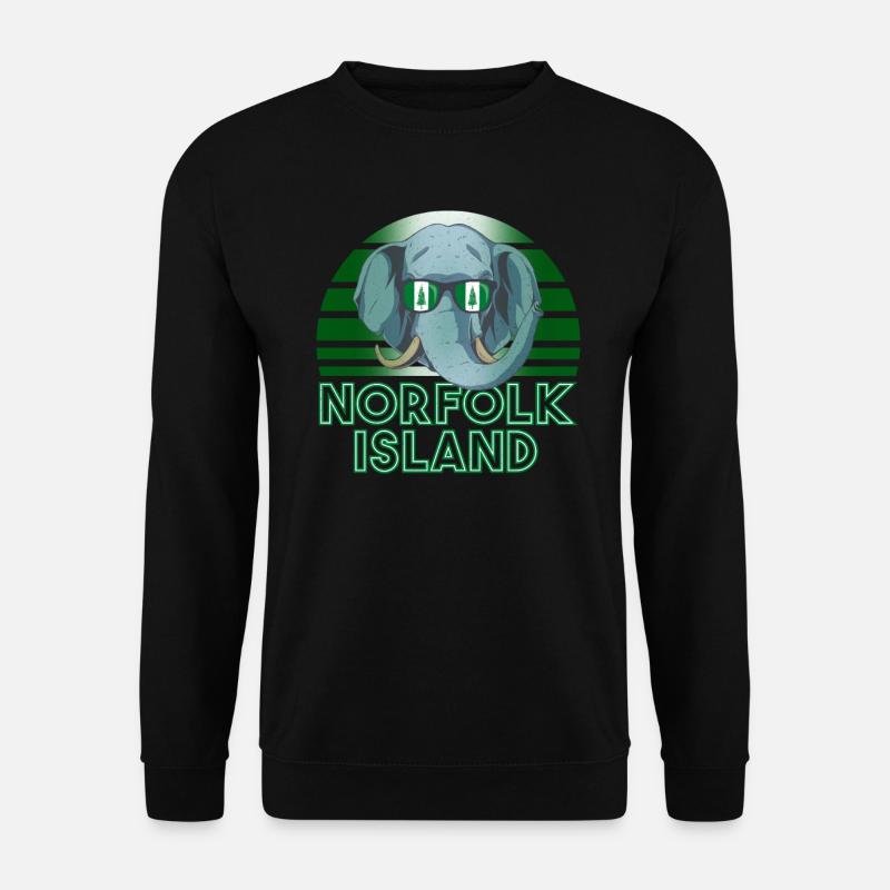 Norfolkinsel - Unisex Pullover - Schwarz