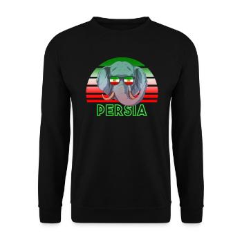 Persien - Unisex Pullover - Schwarz - Vorne - Alina (178cm) & Michal (187cm)