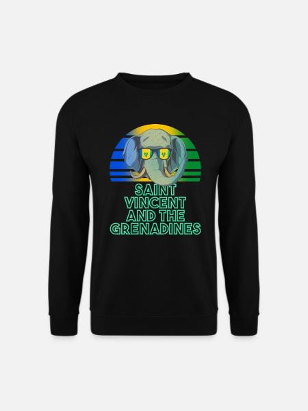 Saint Vincent and the Grenadines - Unisex Sweatshirt - black