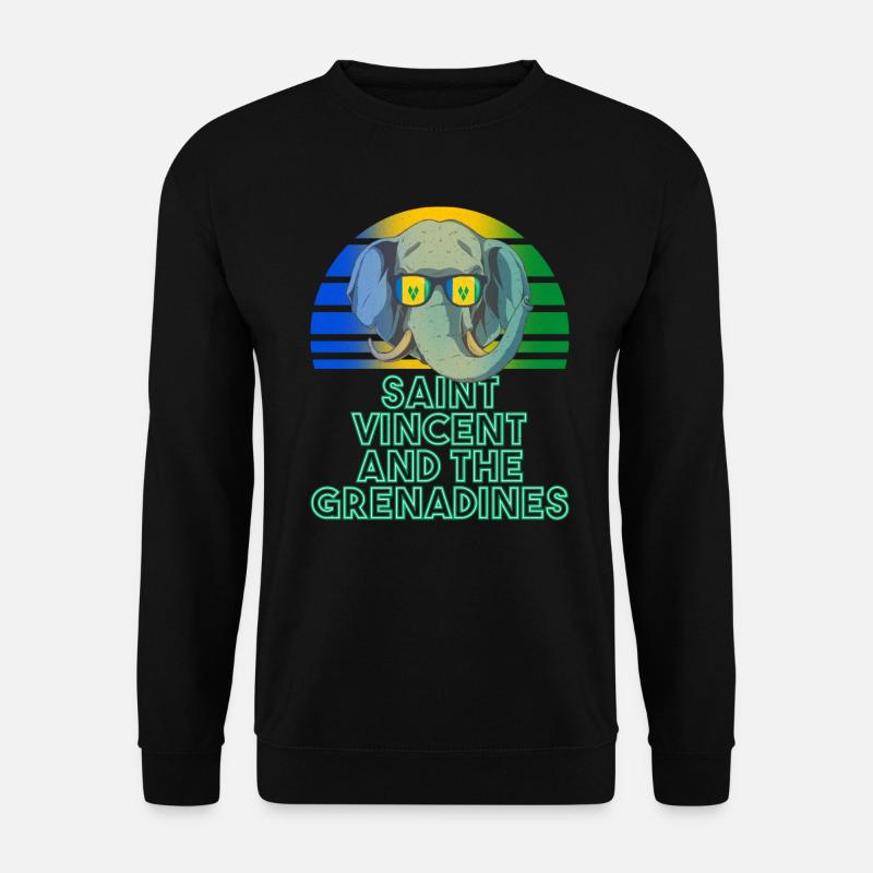 Saint Vincent and the Grenadines - Unisex Sweatshirt - black
