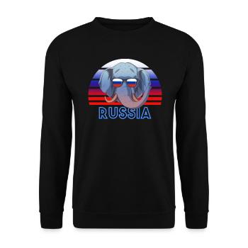 Russie - Sweat-shirt Unisexe - noir - Devant - Alina (178cm) & Michal (187cm)
