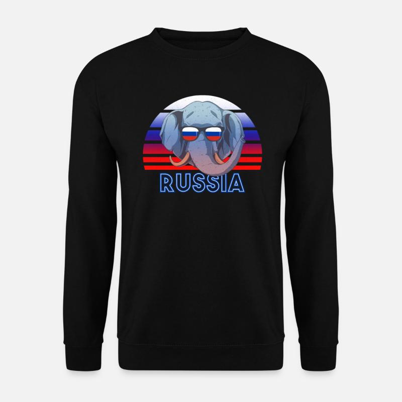 Russland - Unisex Pullover - Schwarz